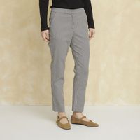 Pantalón Viscosa Straight Tiro Alto Mujer