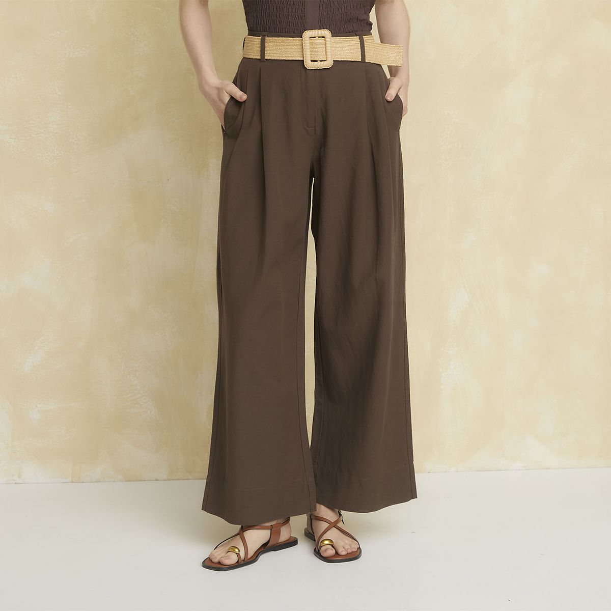 UNIVERSITY CLUB - Pantalón Tiro Alto Mujer University Club