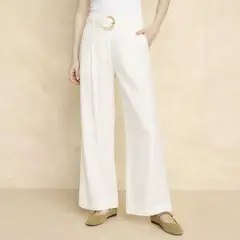 ELLE - Pantalón Tiro Alto Mujer