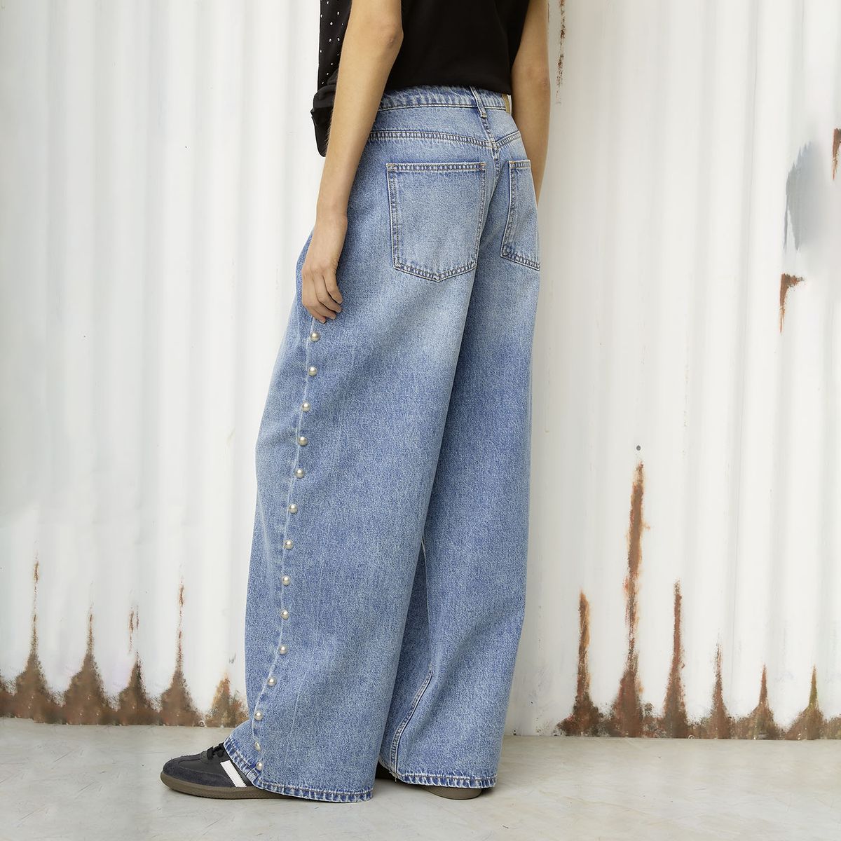 AMERICANINO - Jeans Wide Leg Mujer Americanino