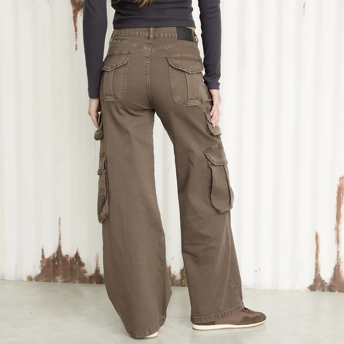 AMERICANINO - Pantalón Tiro Medio Mujer Americanino