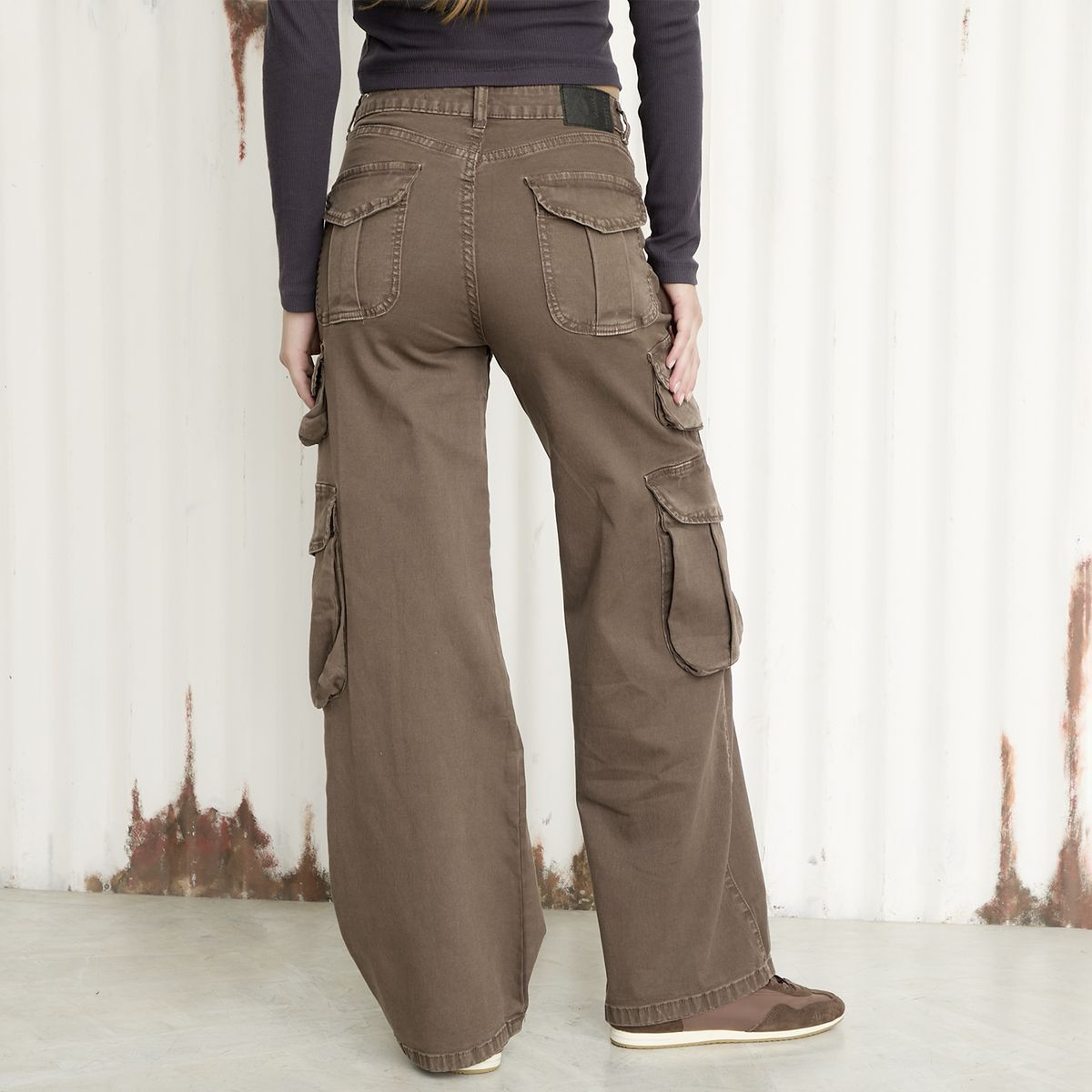 AMERICANINO - Pantalón Tiro Medio Mujer Americanino