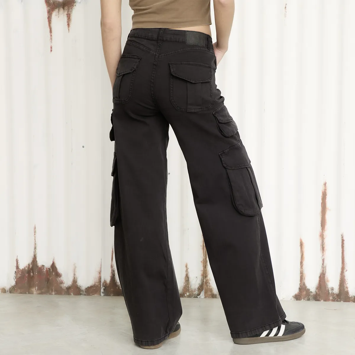 AMERICANINO - Pantalón Tiro Medio Mujer Americanino