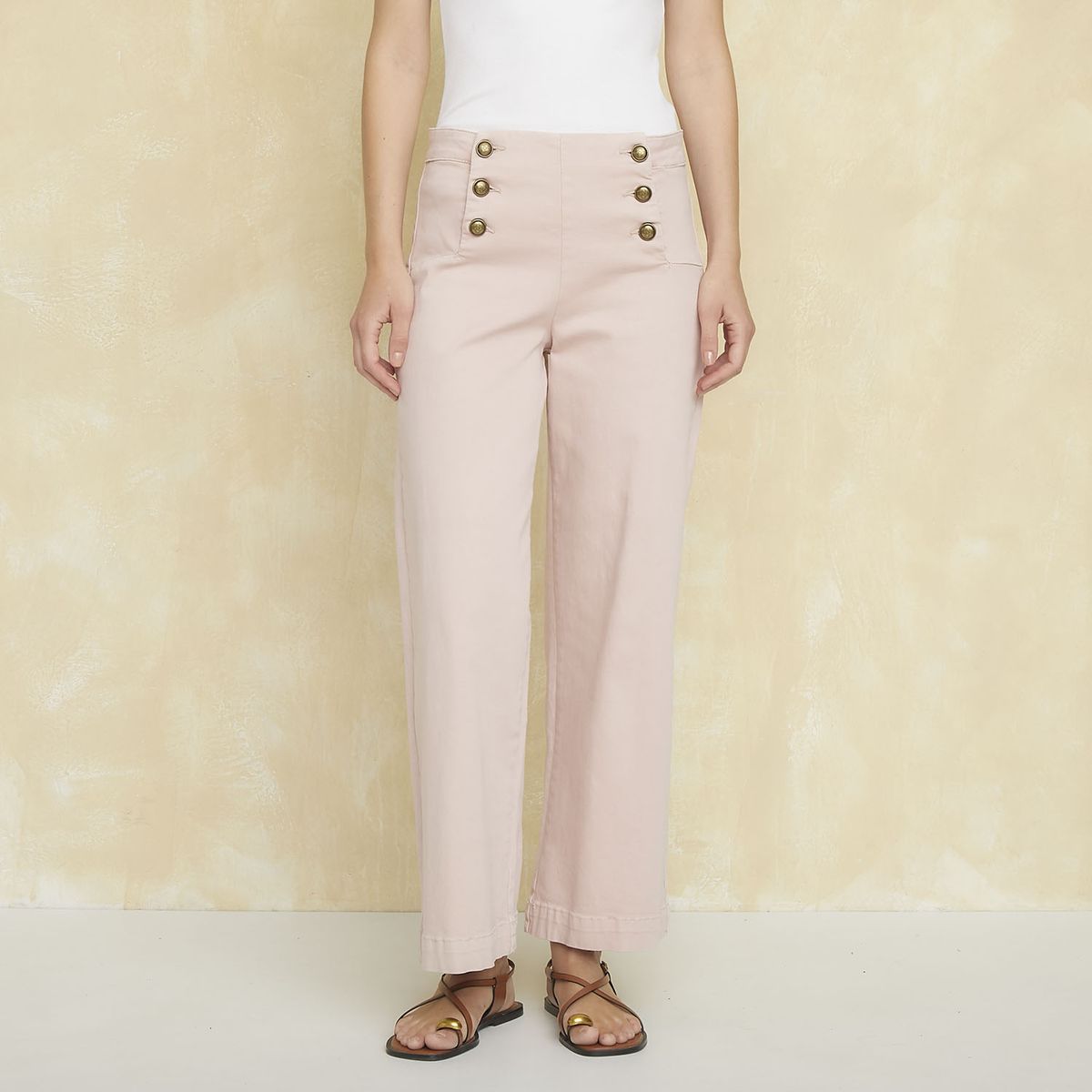 UNIVERSITY CLUB - Jeans Wide Leg Tiro Alto Mujer University Club