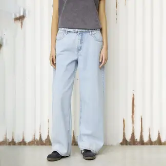 AMERICANINO - Jeans Baggy Tiro Medio Mujer