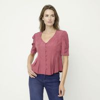 Blusa Manga Corta Mujer