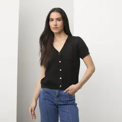 APOLOGY - Polera Manga Corta Mujer