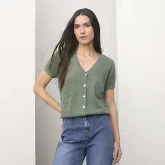 APOLOGY - Polera Manga Corta Mujer