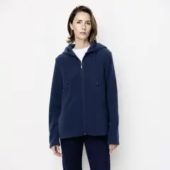 NEWPORT - Polerón Fleece Liso Mujer Con Gorro