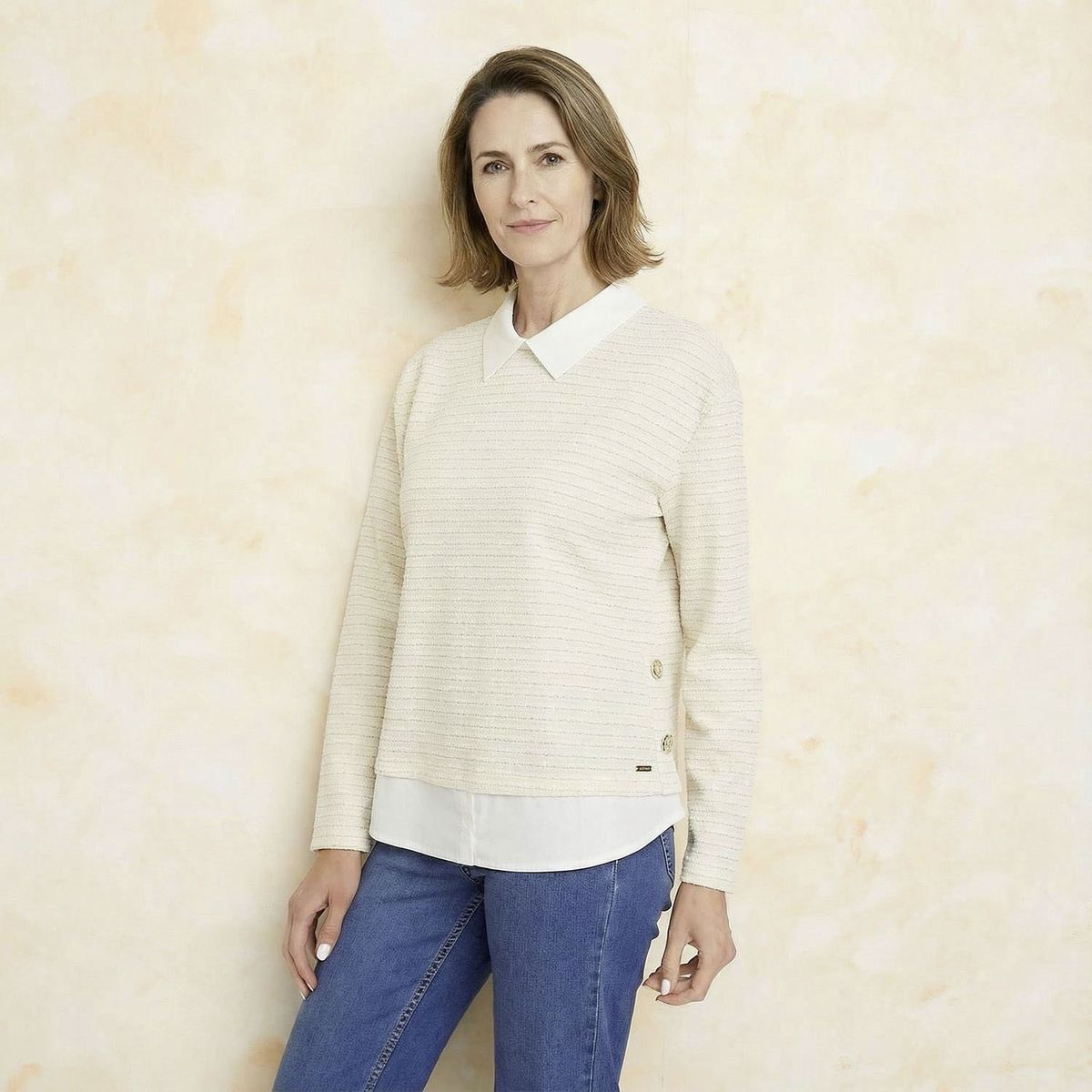 S COCCI - Sweater Combinado Mujer S.Cocci