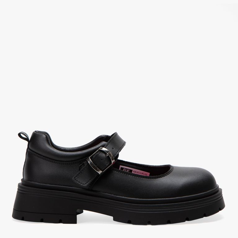 ELEVEN Zapato Escolar Niña Cuero Negro (34 A 39)