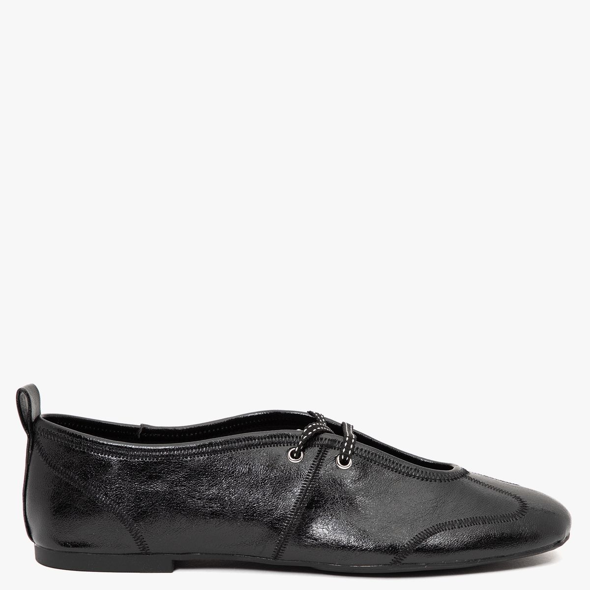 BASEMENT - Ballerina Ballet Sneakers Mujer Negro Basement