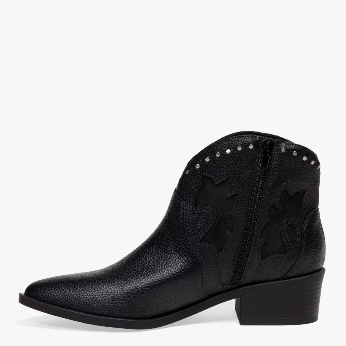 UNIVERSITY CLUB - Botín Mujer Negro University Club