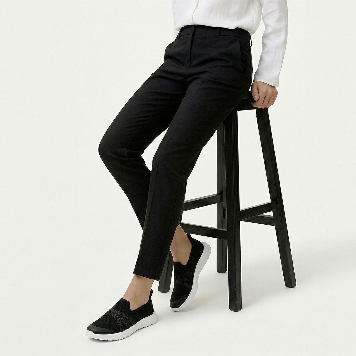 S COCCI - Zapatilla Urbana Mujer Negro S.Cocci