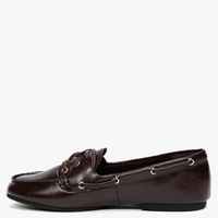 Mocasín Náutico Mujer Burdeo