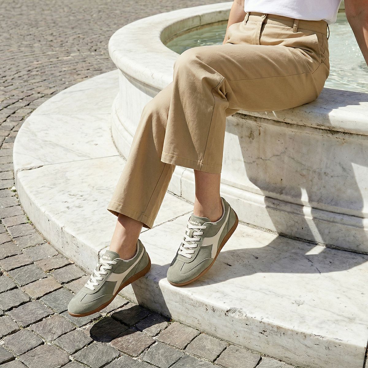 DIADORA - Veloza Zapatilla Urbana Mujer Verde Diadora