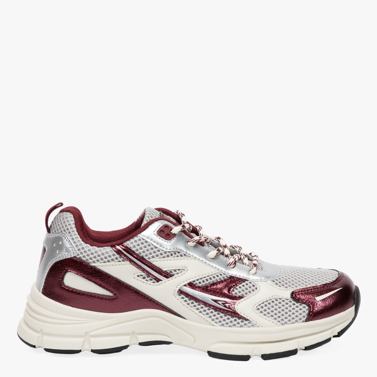 SYBILLA - Zapatilla Urbana Mujer Plateado Sybilla
