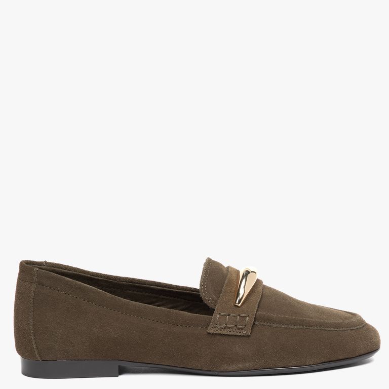 APOLOGY Mocasín Mujer Cuero Verde