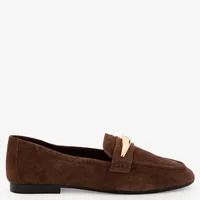 Mocasín Mujer Cuero Café