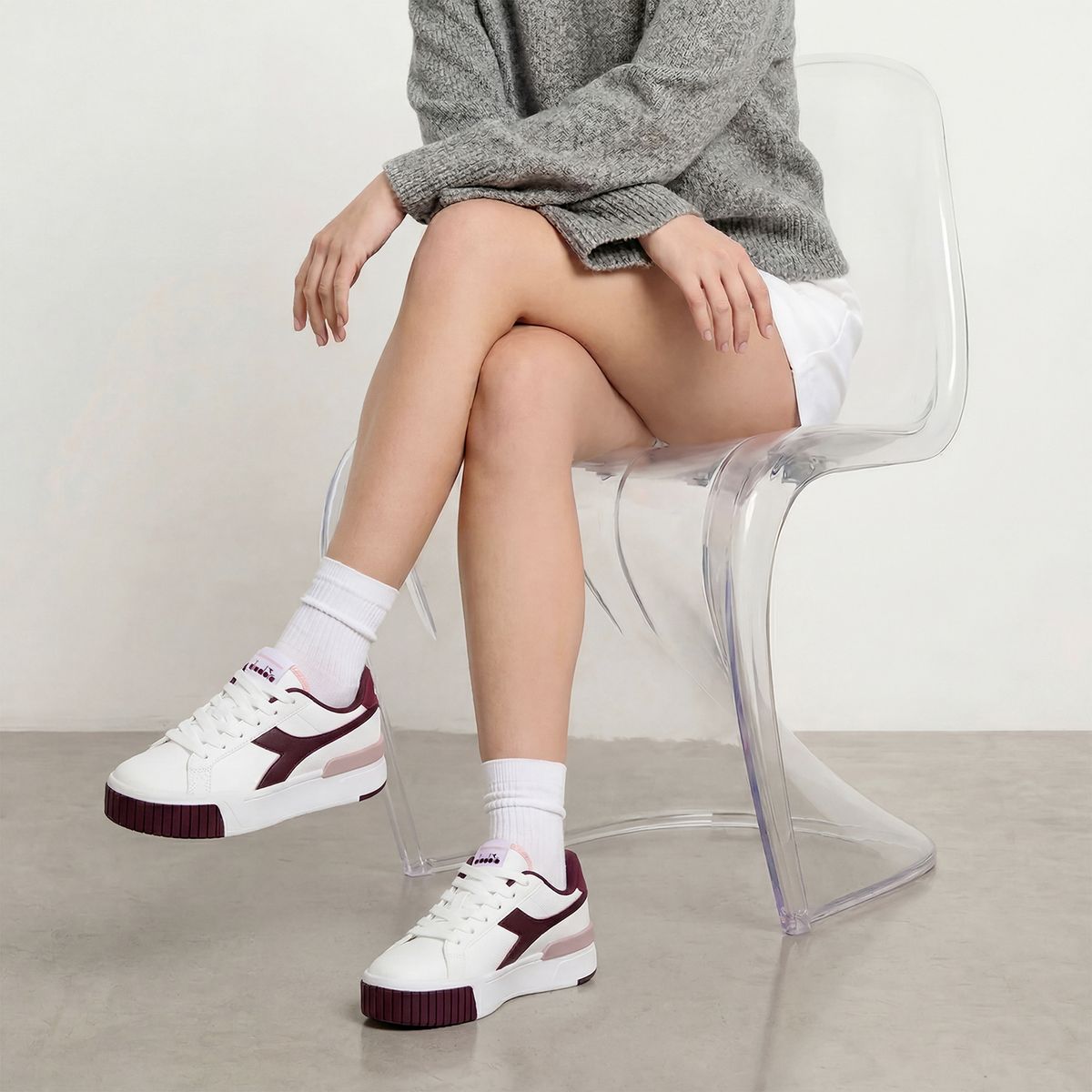 DIADORA - Befatop Zapatilla Urbana Mujer Morado Diadora