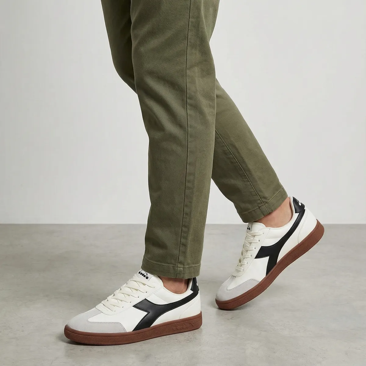 DIADORA - Bamtelo Zapatilla Urbana Hombre Blanco Diadora