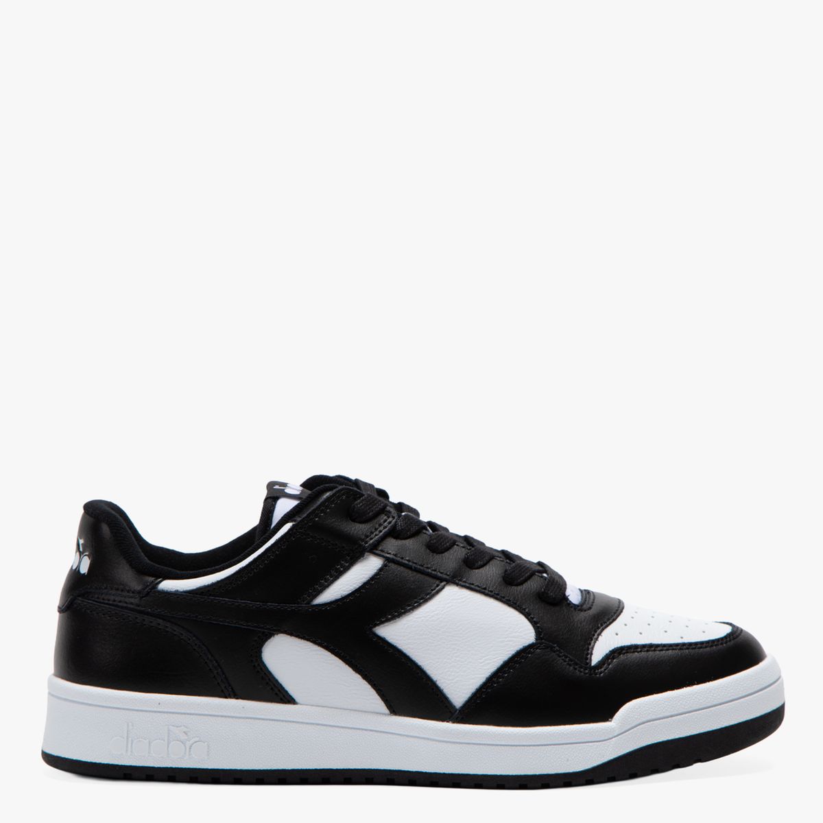 DIADORA - Frepu2 Zapatilla Urbana Hombre Cuero Negro Diadora