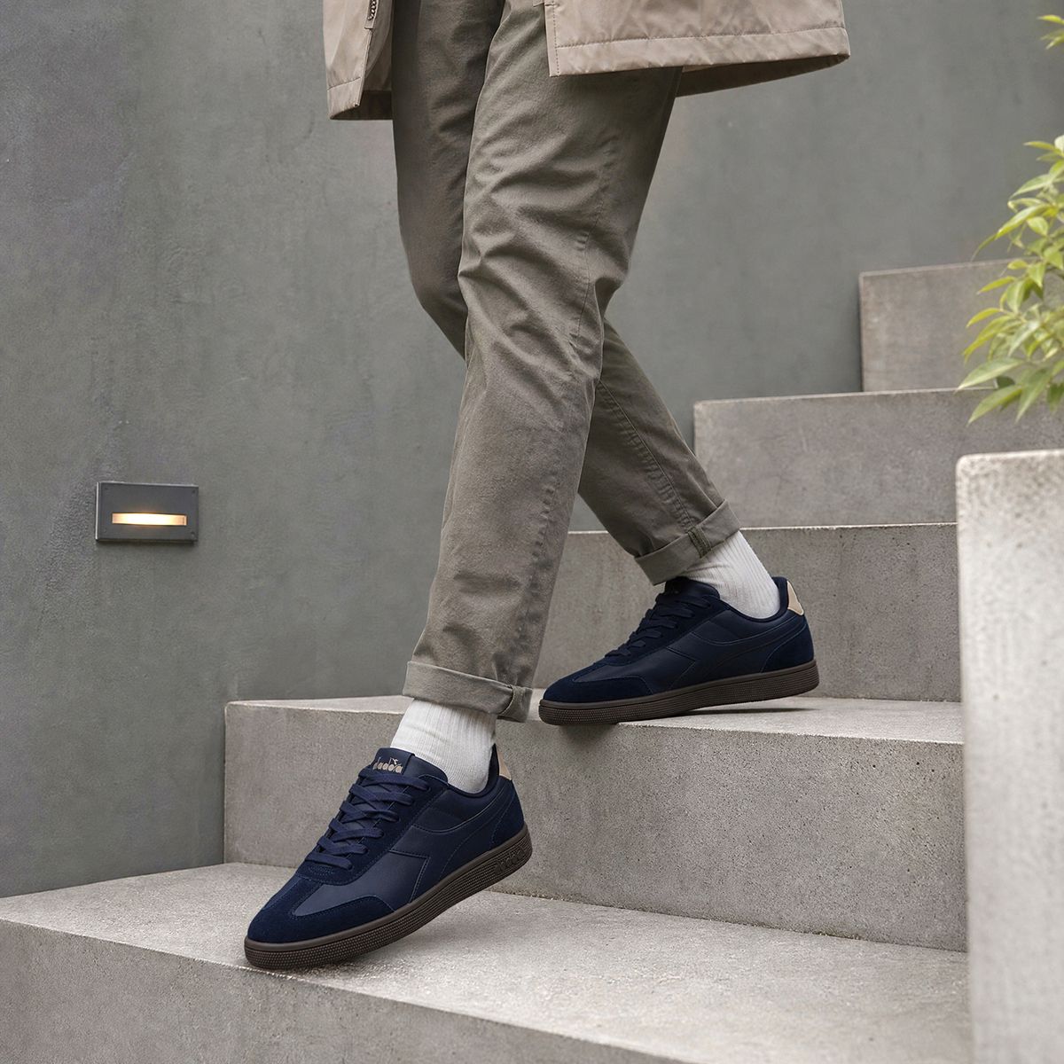 DIADORA - Bamtelo Zapatilla Urbana Hombre Azul Diadora