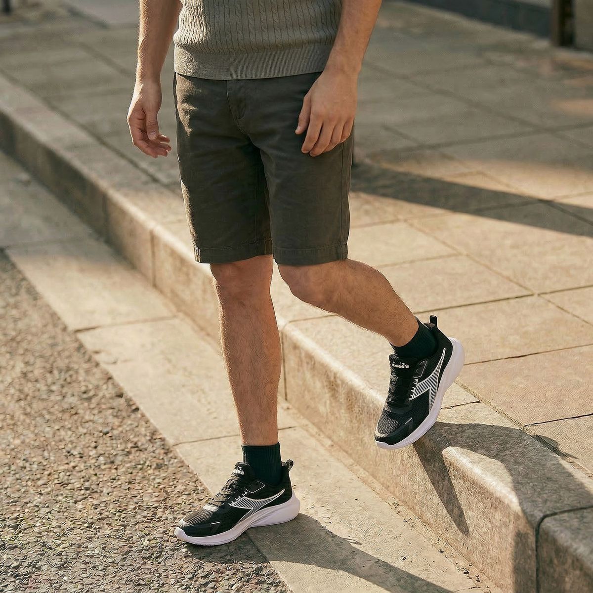 DIADORA - Robin 7 C7 Zapatilla Running Hombre Negro Diadora