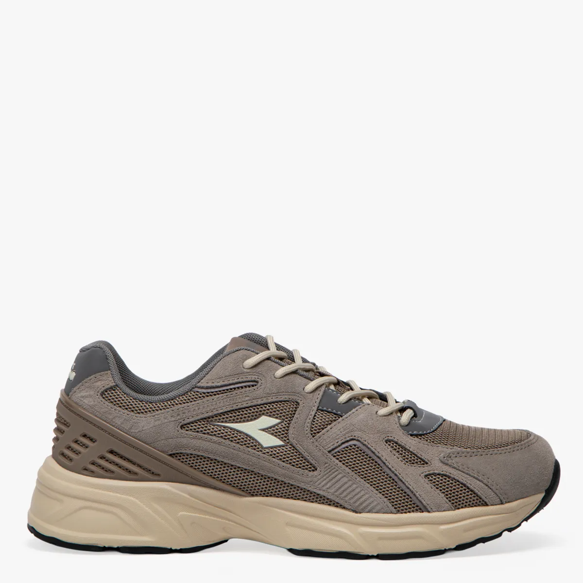 DIADORA - Retracel Zapatilla Urbana Hombre Cuero Gris Diadora