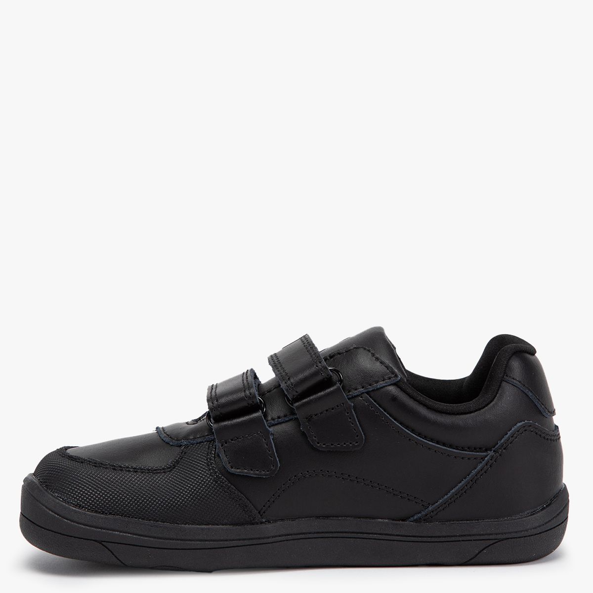 CONIGLIO - Zapatilla Escolar Unisex Niño Cuero Negro (27 A 33) Coniglio