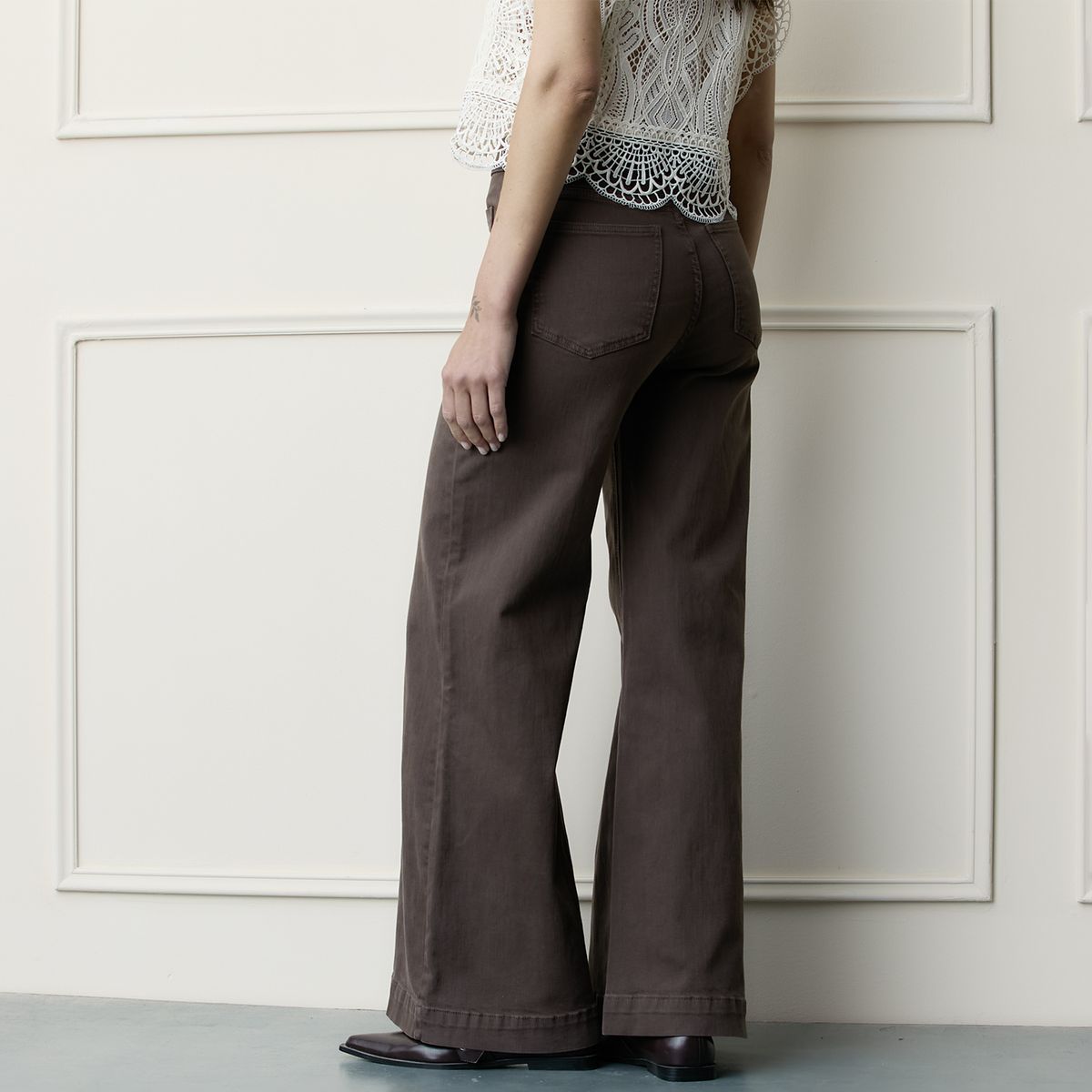 BASEMENT - Jeans Wide Leg Mujer Basement