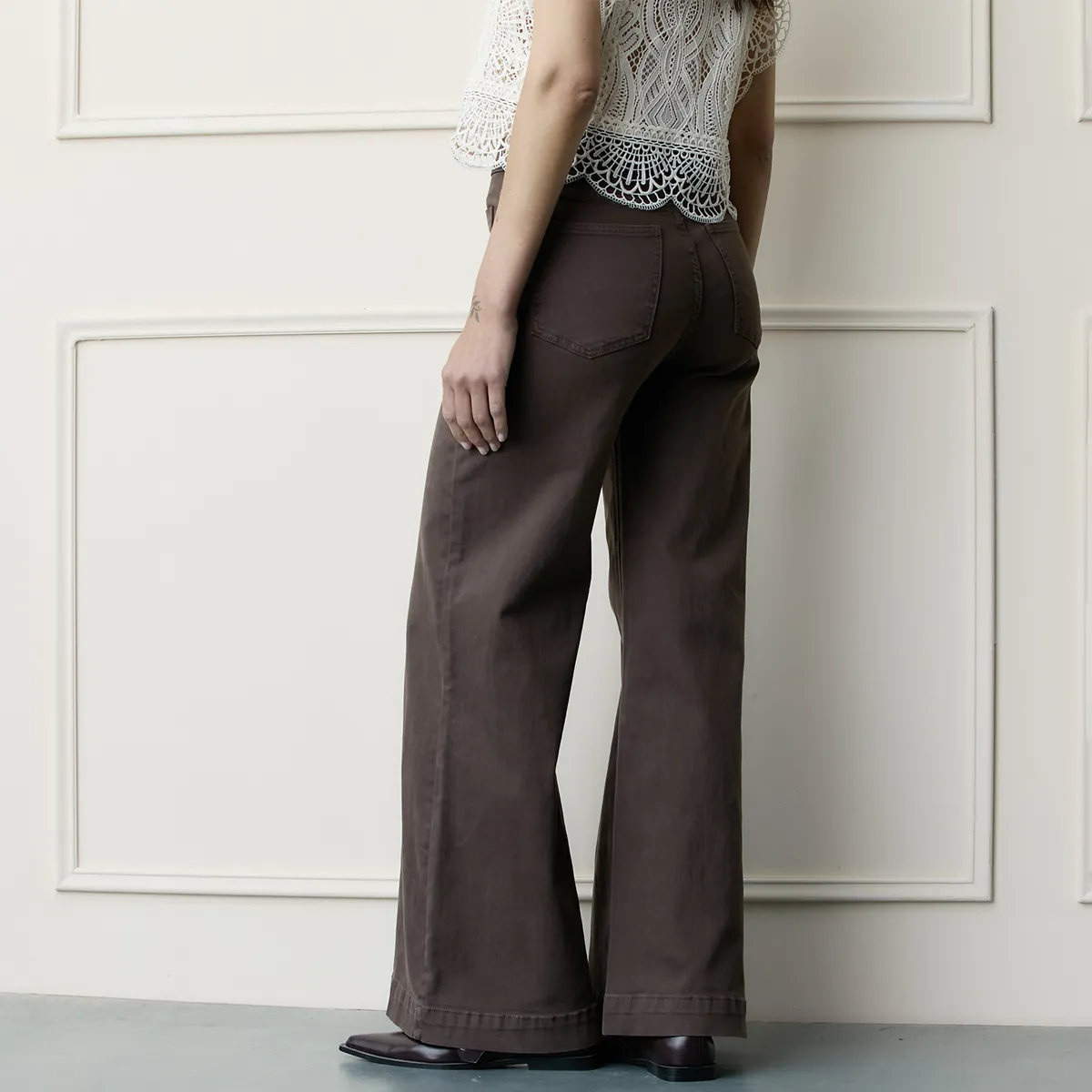 BASEMENT - Jeans Wide Leg Mujer Basement