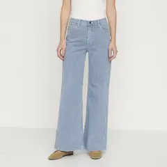 ELLE - Jeans Wide Leg Tiro Medio Mujer