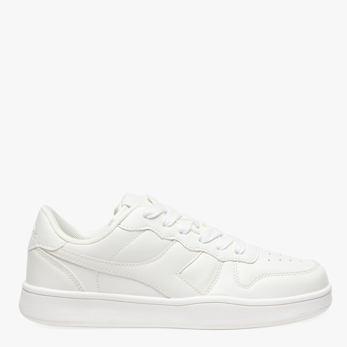 DIADORA - Court Zapatilla Escolar Unisex Niño Blanco (34 A 39) Diadora