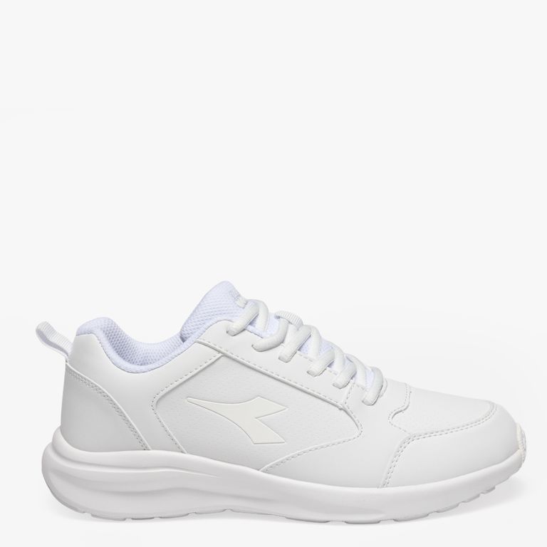 DIADORA Solpu Zapatilla Escolar Unisex Niño Blanco (34 A 39)