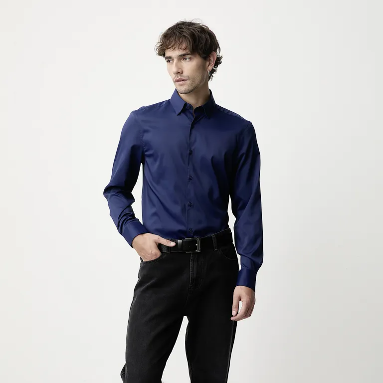 Camisa Manga Larga Hombre