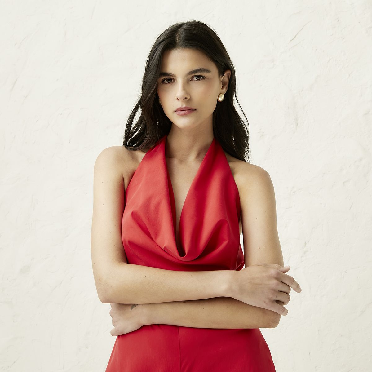 BASEMENT - Vestido Halter Mujer Basement