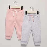 Pack De 2 Pantalónes De Buzo Bebé Niña