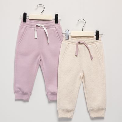 Imagen 1 del producto Pack De 2 Pantalónes De Buzo Bebé Niña