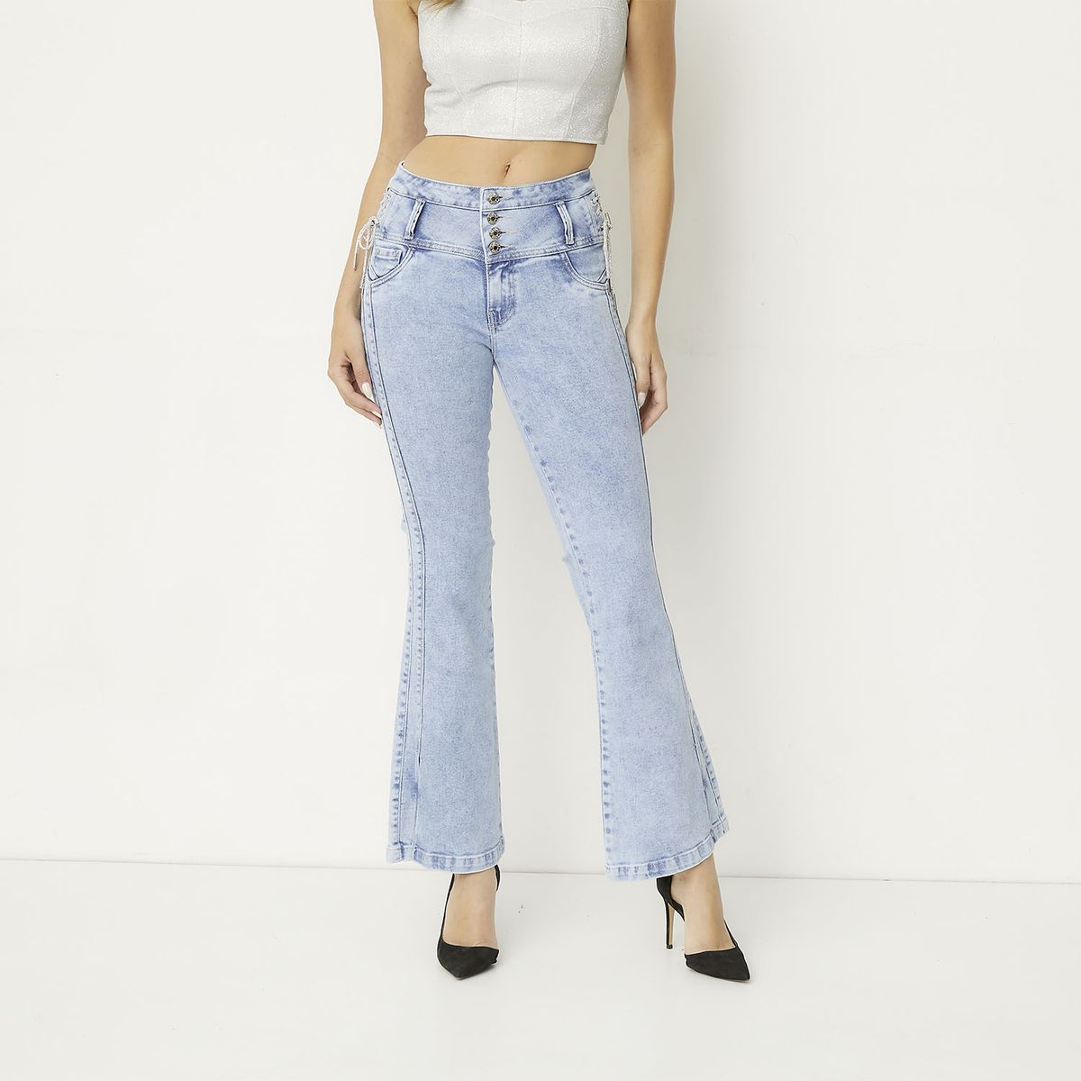 MOSSIMO - Jeans Flare  Mujer Mossimo