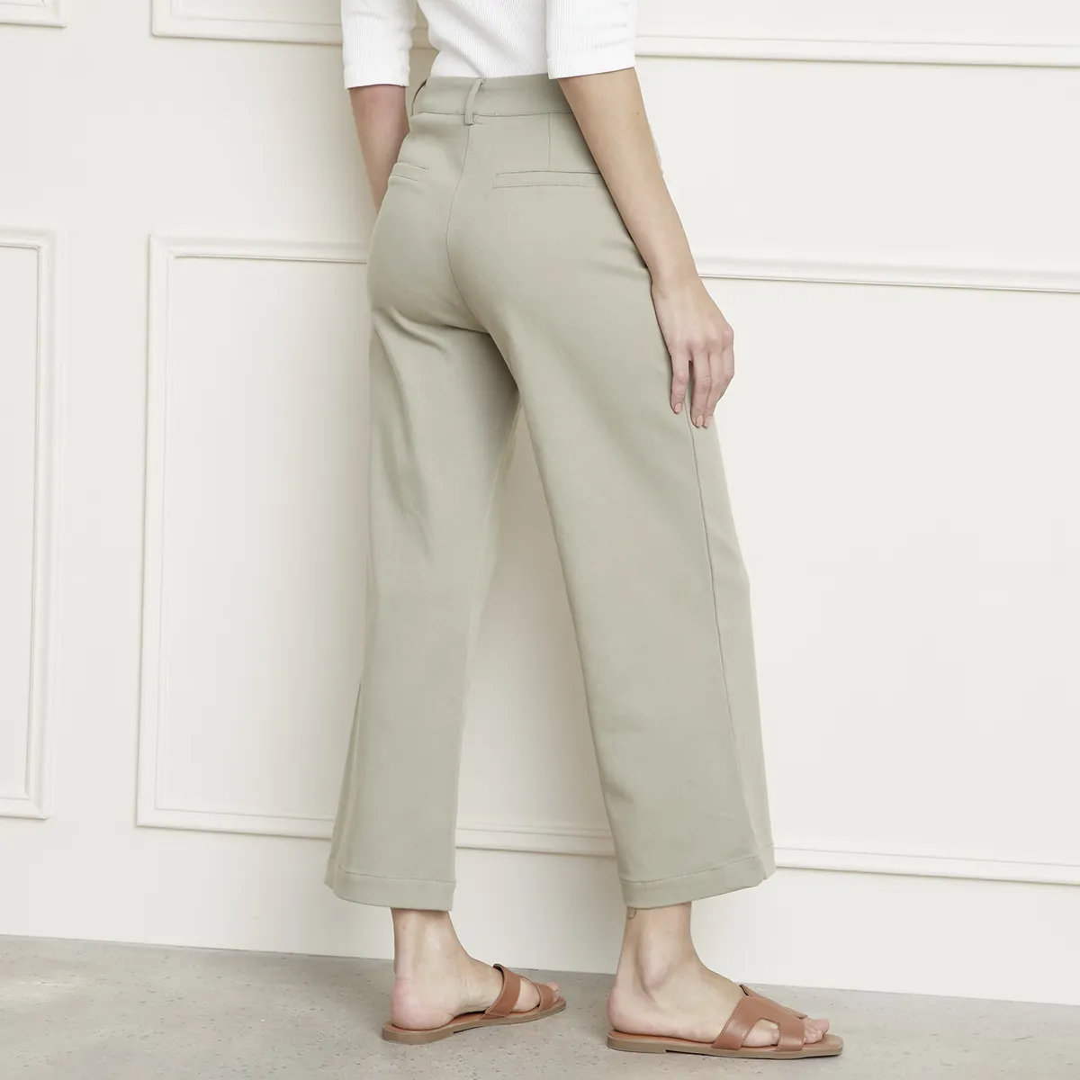 BASEMENT - Pantalón Tiro Alto Mujer Basement