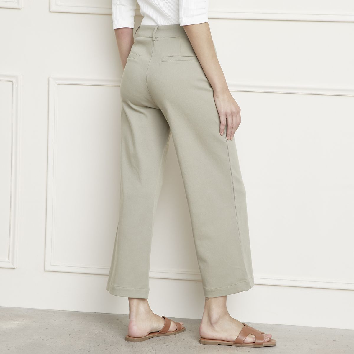 BASEMENT - Pantalón Tiro Alto Mujer Basement