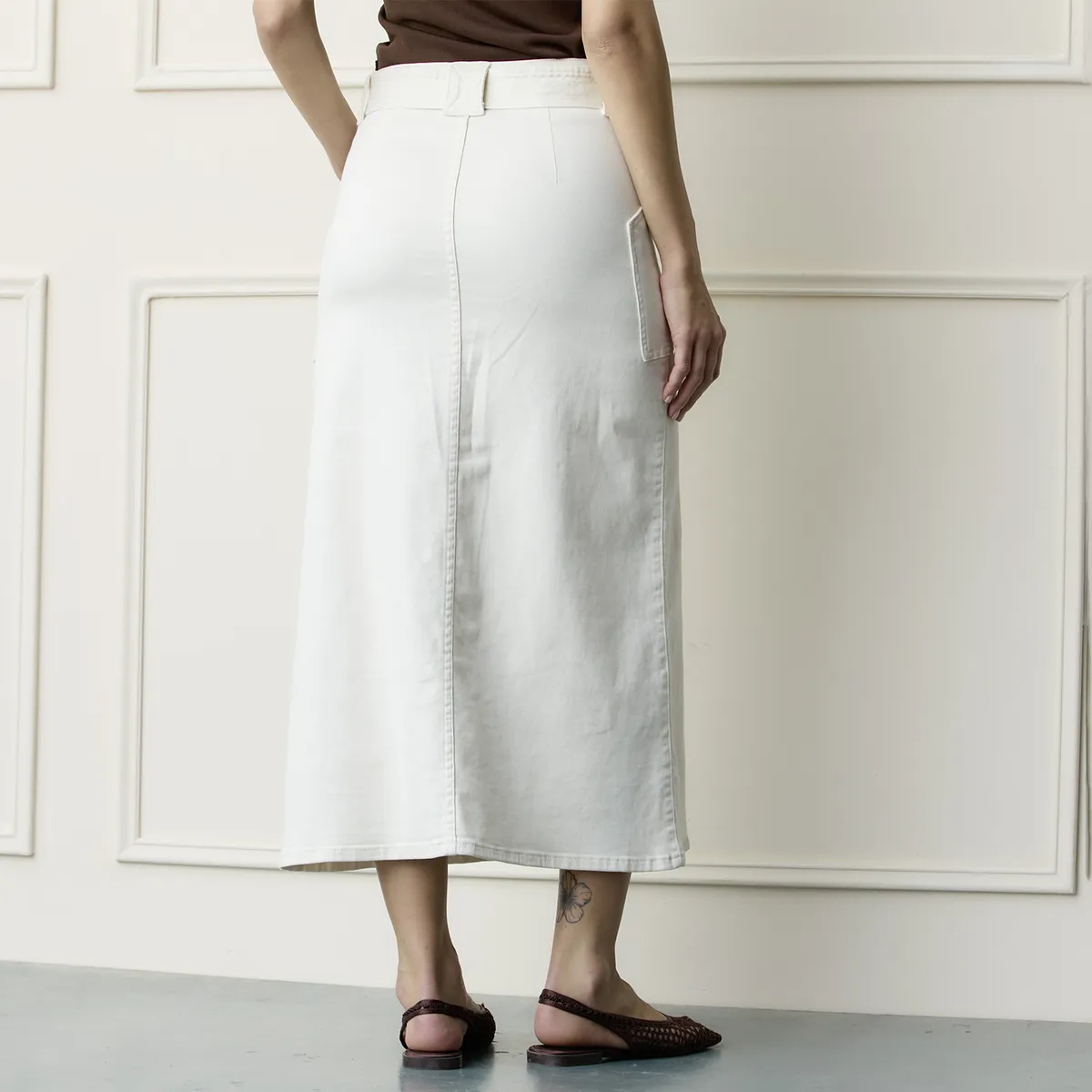 BASEMENT - Falda Maxi Mujer Basement