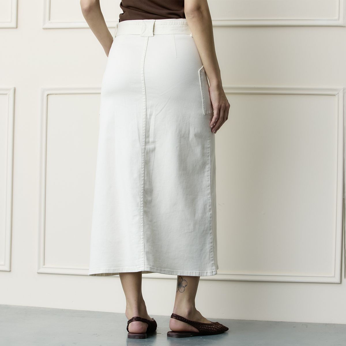 BASEMENT - Falda Maxi Mujer Basement