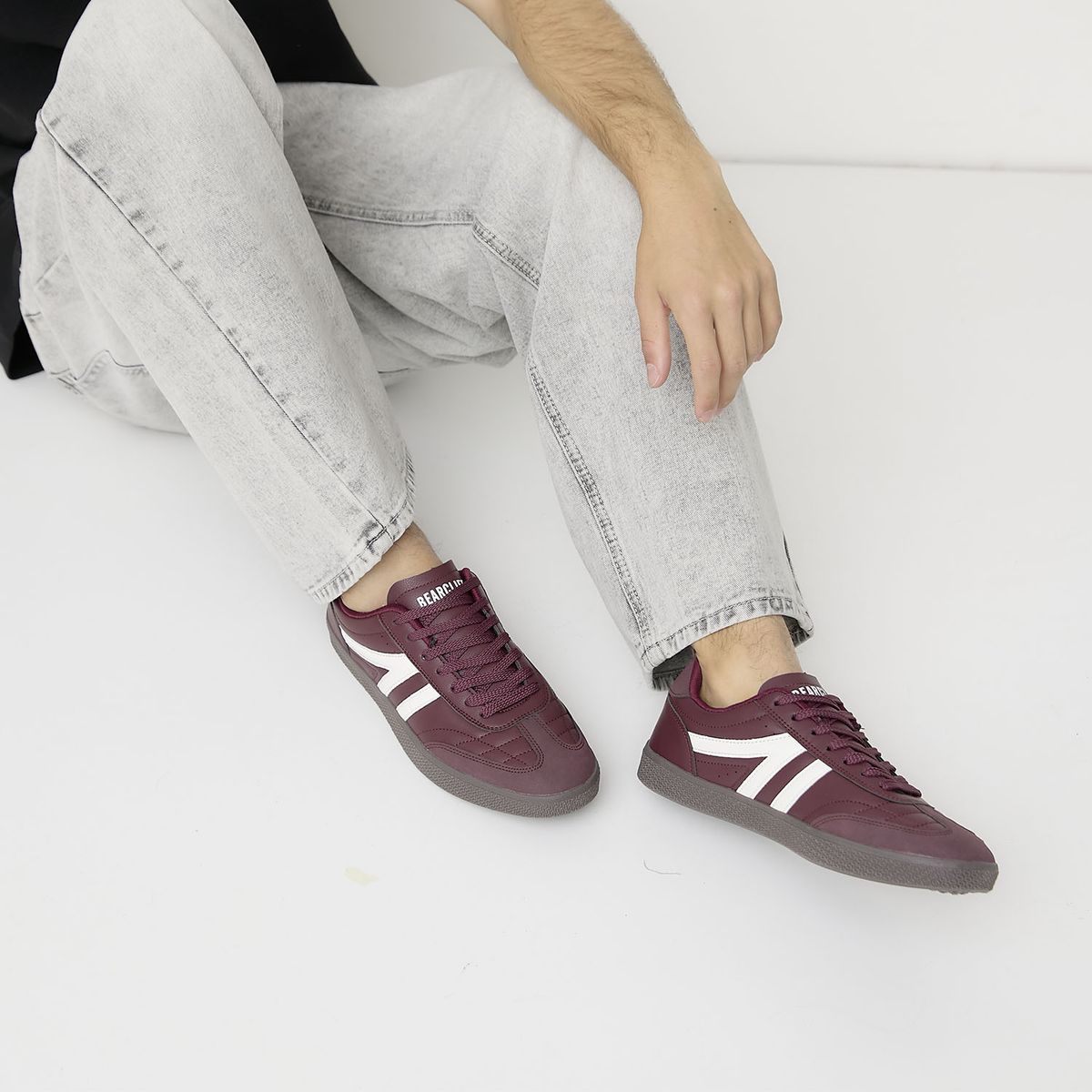 BEARCLIFF - Zapatilla Urbana Hombre Rojo Bearcliff