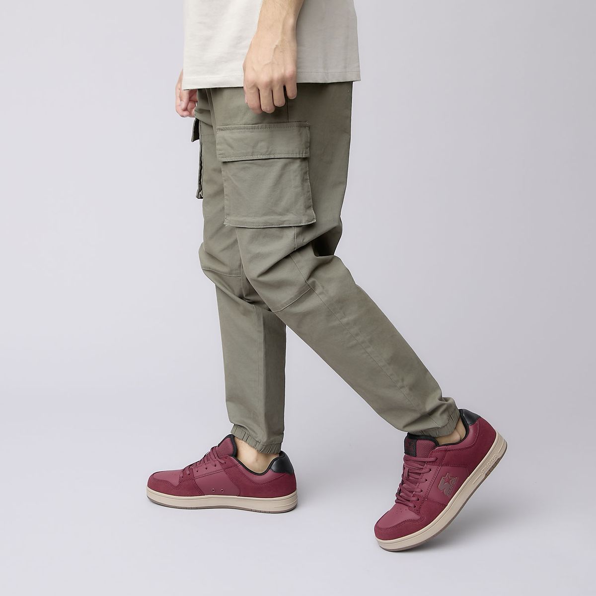 STARTER - Neptun Zapatilla Urbana Hombre Burdeo Starter