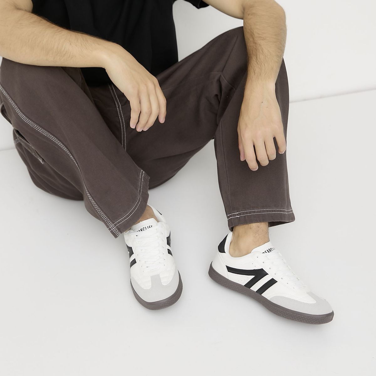 BEARCLIFF - Zapatilla Urbana Hombre Blanco Bearcliff
