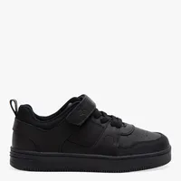 Zapatilla Escolar Niño Cuero Negro (27 A 40)