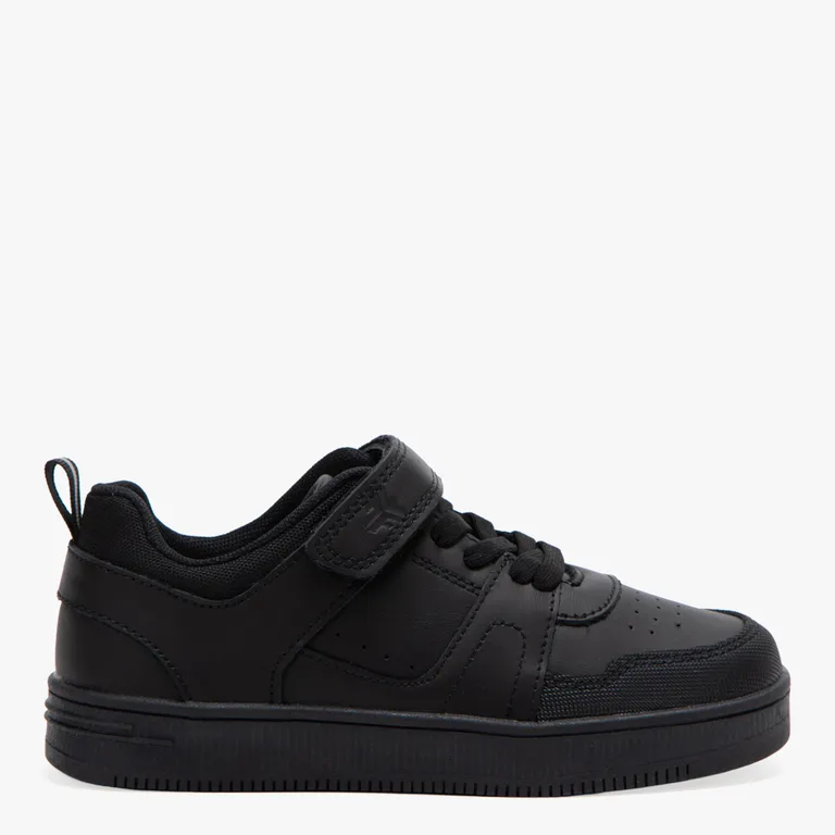 Zapatilla Escolar Niño Cuero Negro (27 a 40)