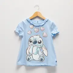 LILO & STITCH - Polera Niña Algodón Lilostitch